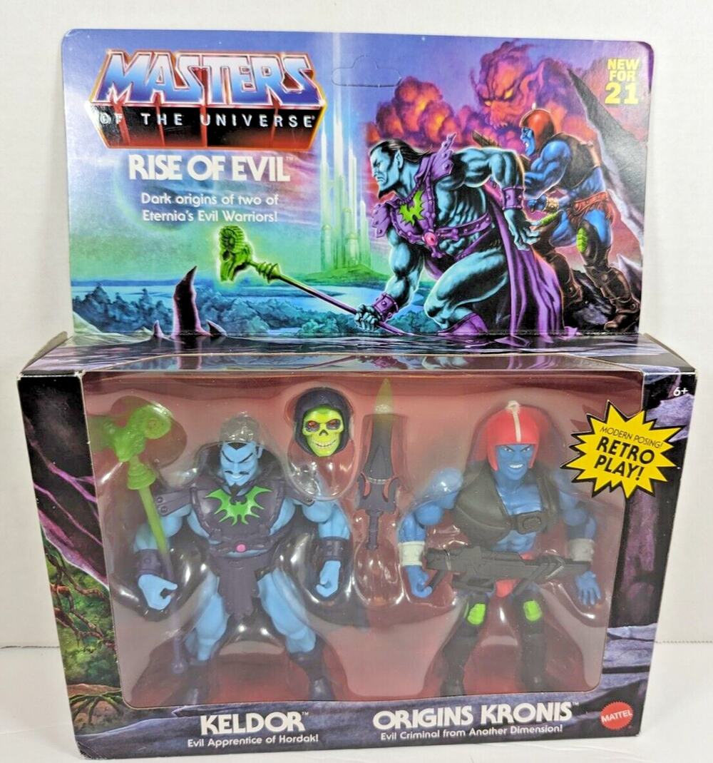Masters of The Universe: Rise of Evil - Keldor and Origins Kronis Action NIB